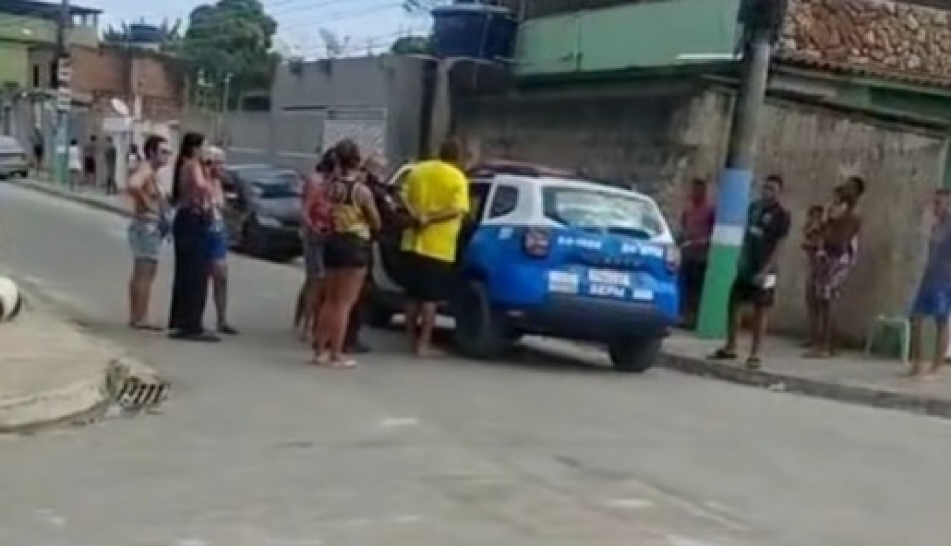 Autor foi detido por policiais militares - Reprodução / Redes Sociais