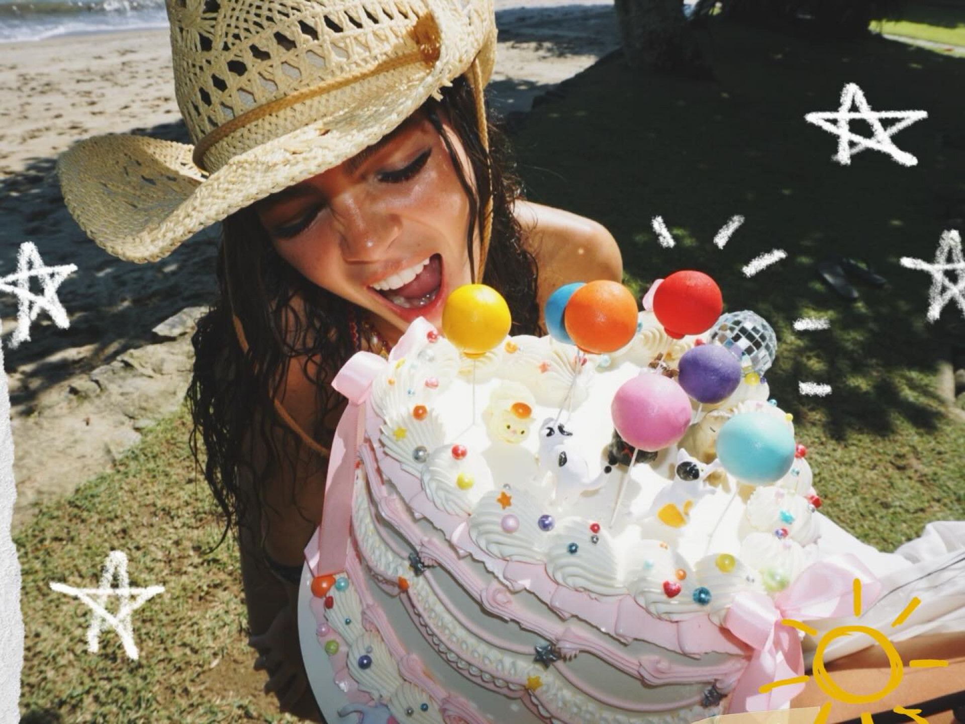 Mel Maia comemora 22 anos com festa na praia e compartilha fotos da celebração - Reprodução Instagram