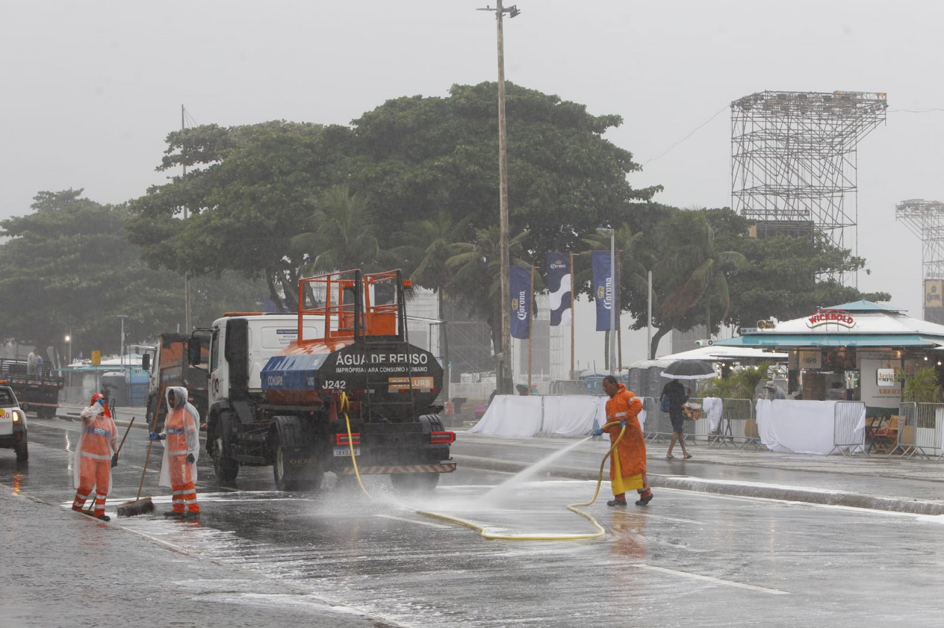 Cerca de 2 mil garis foram mobilizados para o show da Shakira, realizado neste sábado (2) - Reginaldo Pimenta / Agência O Dia