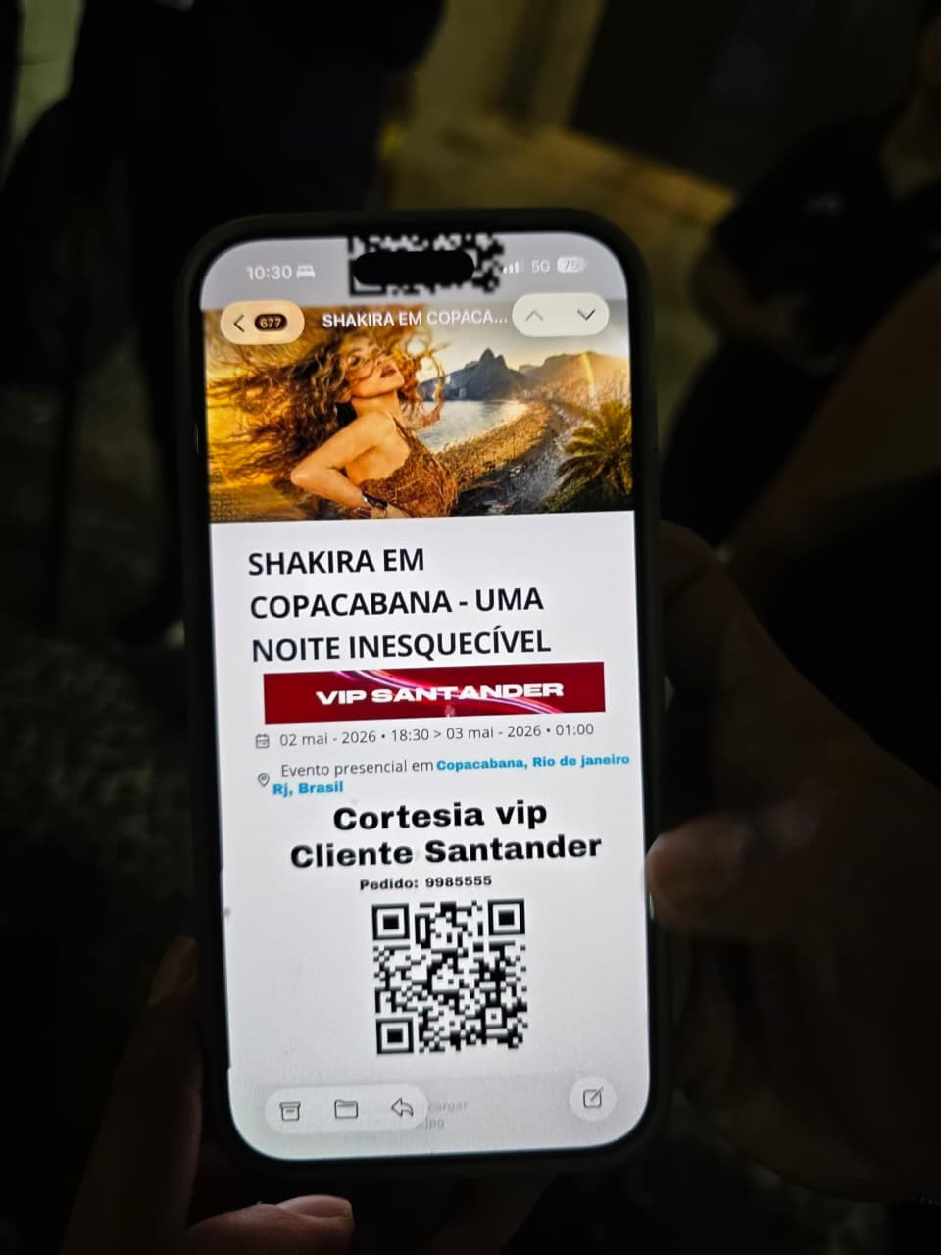 Homem é preso por vender 'ingressos VIP' para megashow gratuito da Shakira em Copacabana