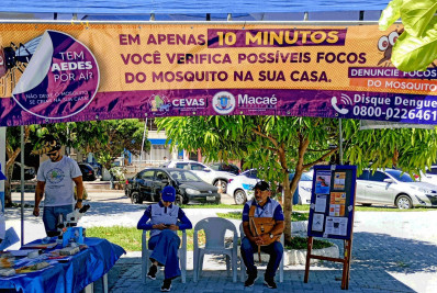 Macaé intensifica combate ao mosquito e reforça ações de saúde em bairros estratégicos