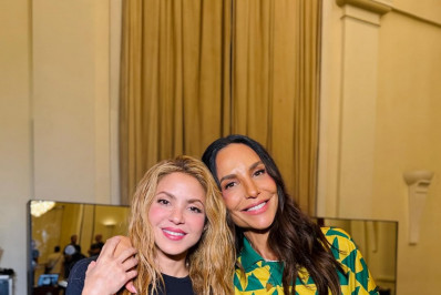 Ivete Sangalo compartilha registros de bastidores do show da Shakira 