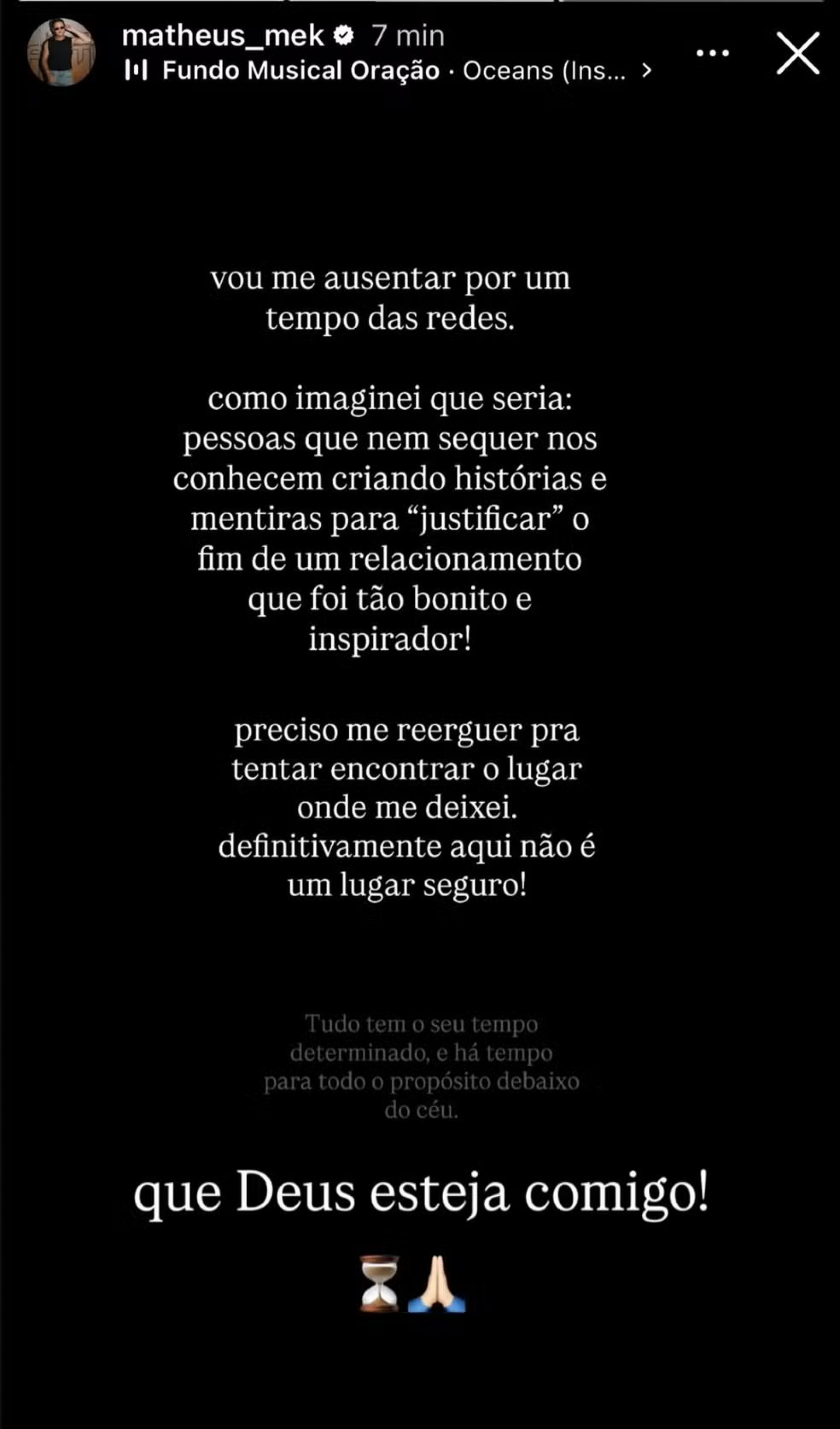 Matheus, da dupla com Kauan, se afasta das redes sociais - Reprodução do Instagram