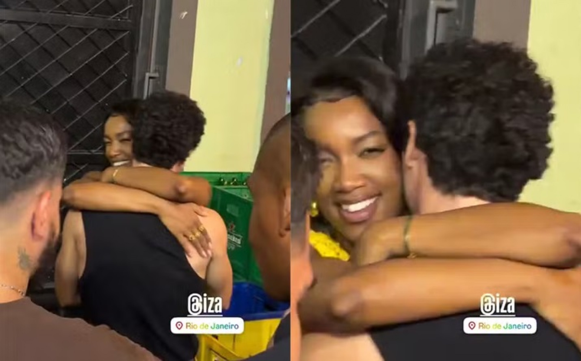 IZA é vista em roda de samba no Centro do Rio ao lado do namorado - Reprodução Instagram