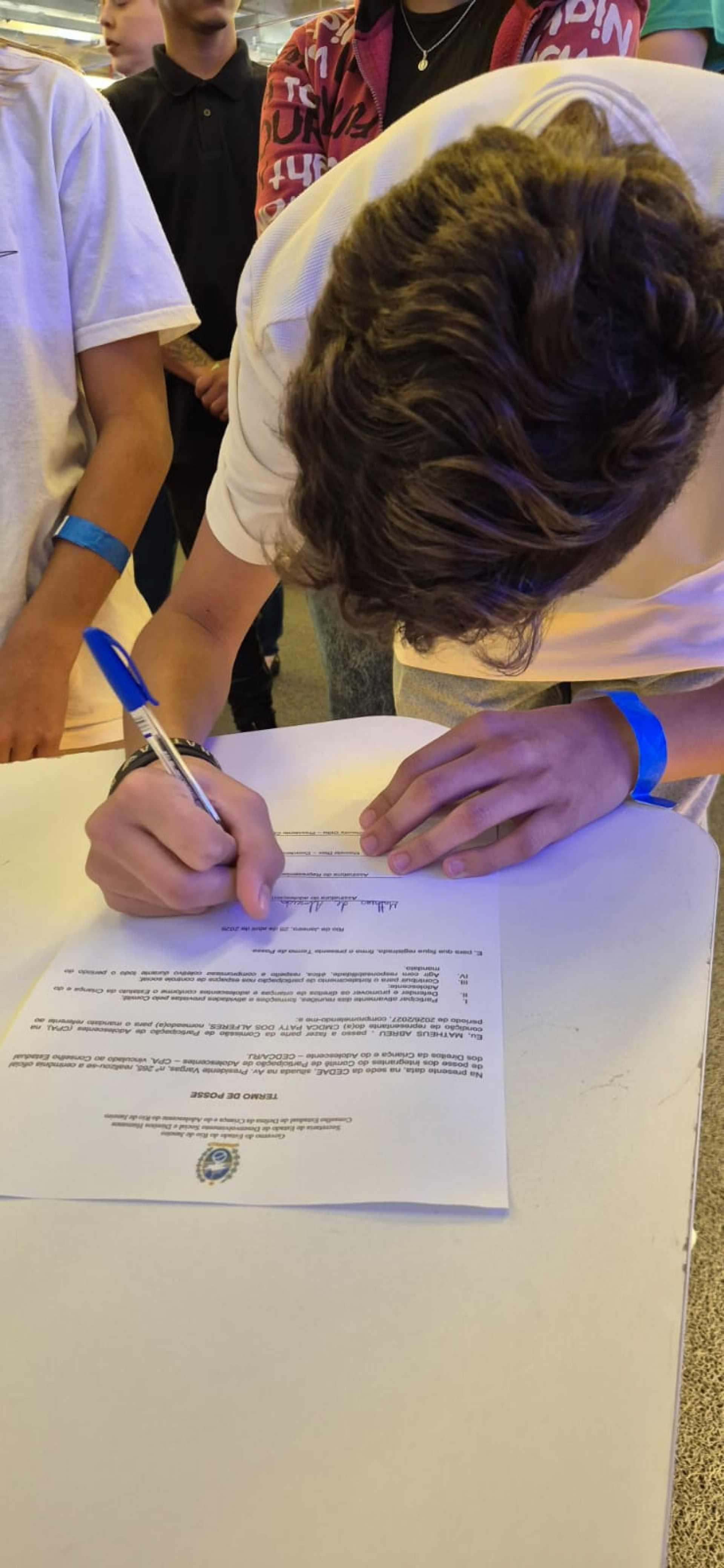 Aluno da rede pública de Paty do Alferes toma posse no Comitê de Participação de Adolescentes do Estado do Rio de Janeiro