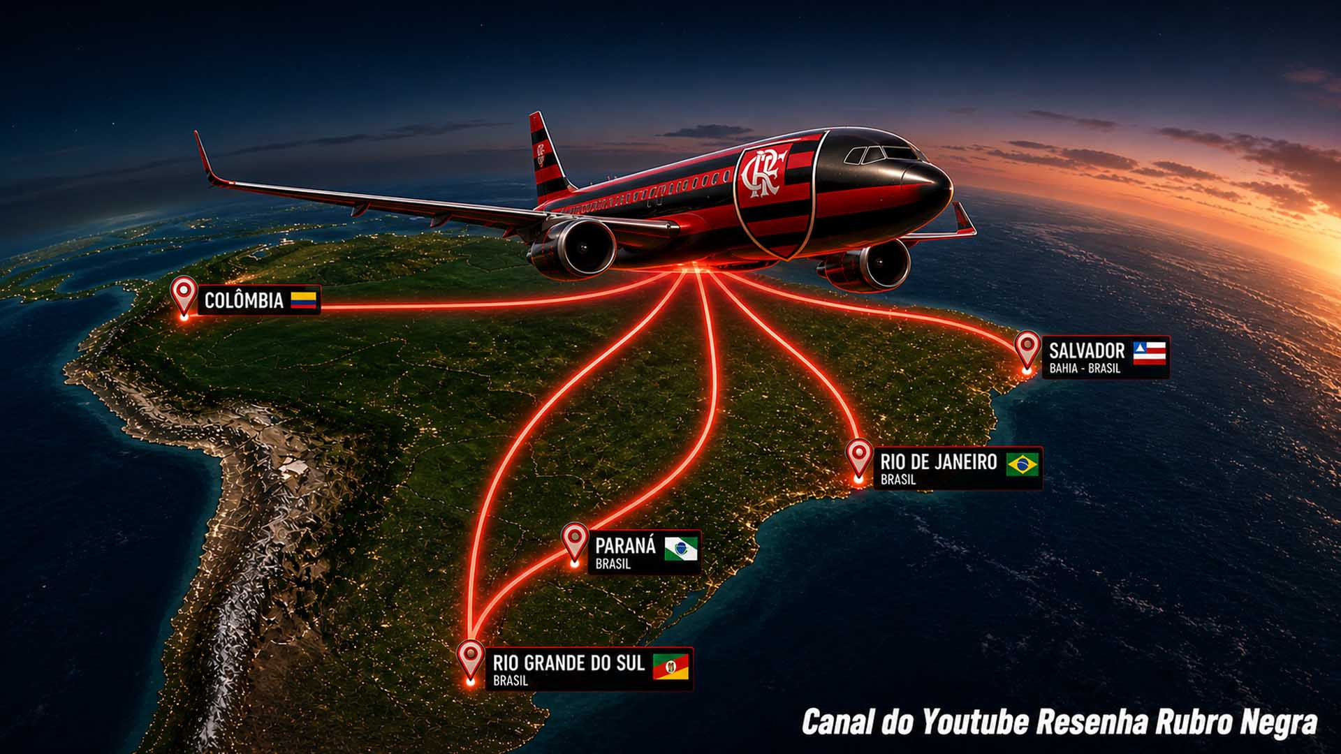 Flamengo inicia sua maratona de jogos fora de casa