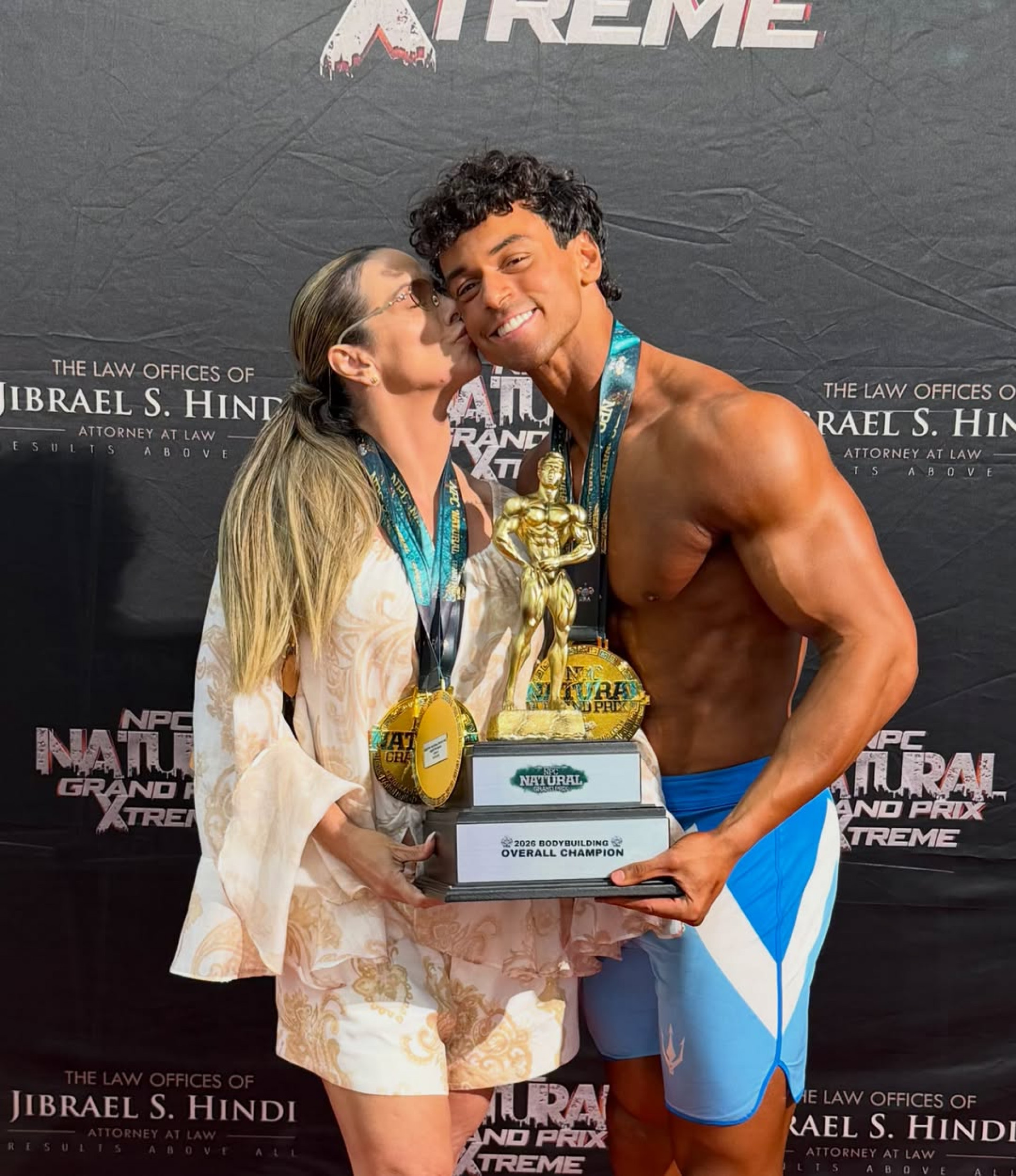  Carla Perez se derrete após Victor Alexandre vencer campeonato de fisiculturismo - Reprodução / Instagram