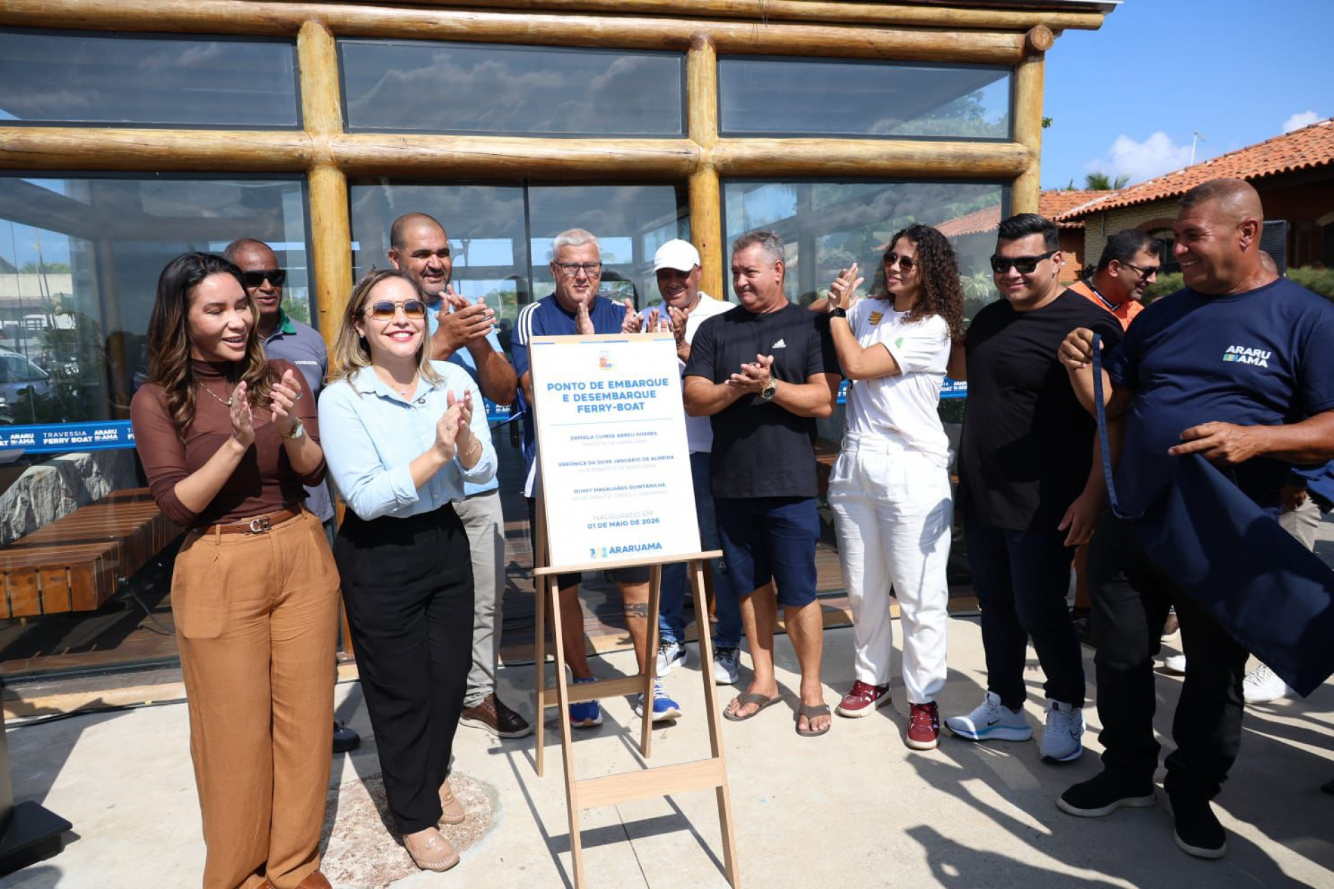 Prefeita de Araruama inaugura estação do ferry boat em Praia Seca