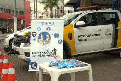 Maio Amarelo ganha as ruas e leva alerta direto para quem vive o trânsito em Macaé
