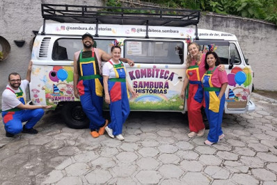 Biblioteca itinerante leva oficinas e contação de histórias a Teresópolis