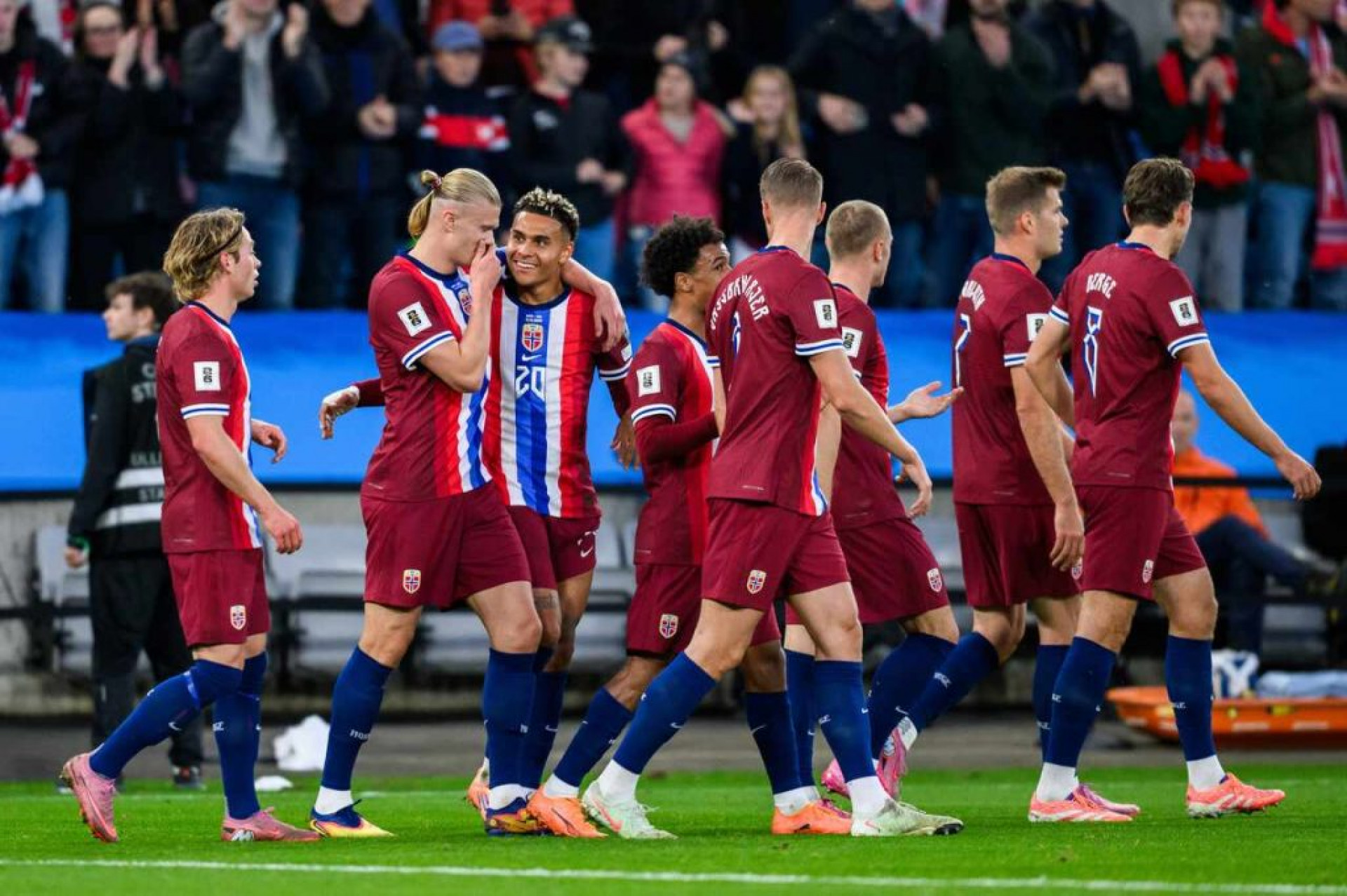 Como chega a Noruega para a Copa do Mundo