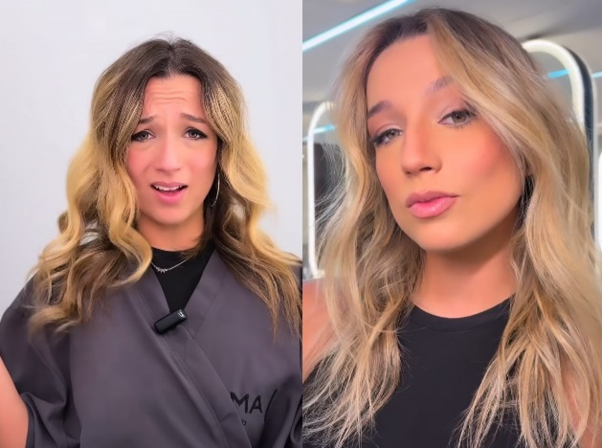 Ex-BBB Samira adota novo visual e surge mais loira