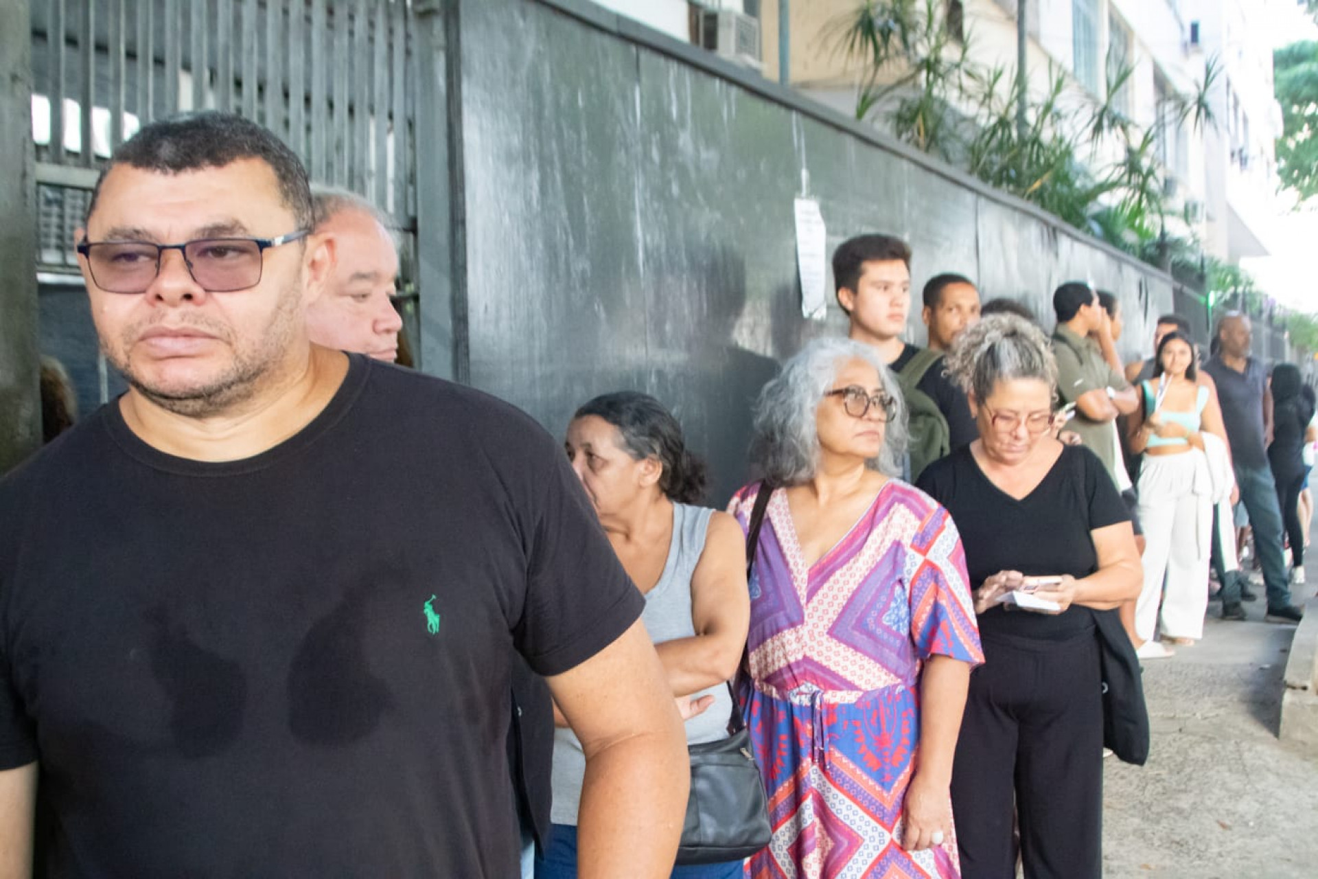 Gilvan Silva na 7&ordf; Zona Eleitoral, na Tijuca - &Eacute;rica Martin / Ag&ecirc;ncia O Dia