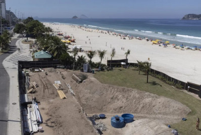 Operação da PF investiga construção irregular na orla da praia do Pepê, na Barra