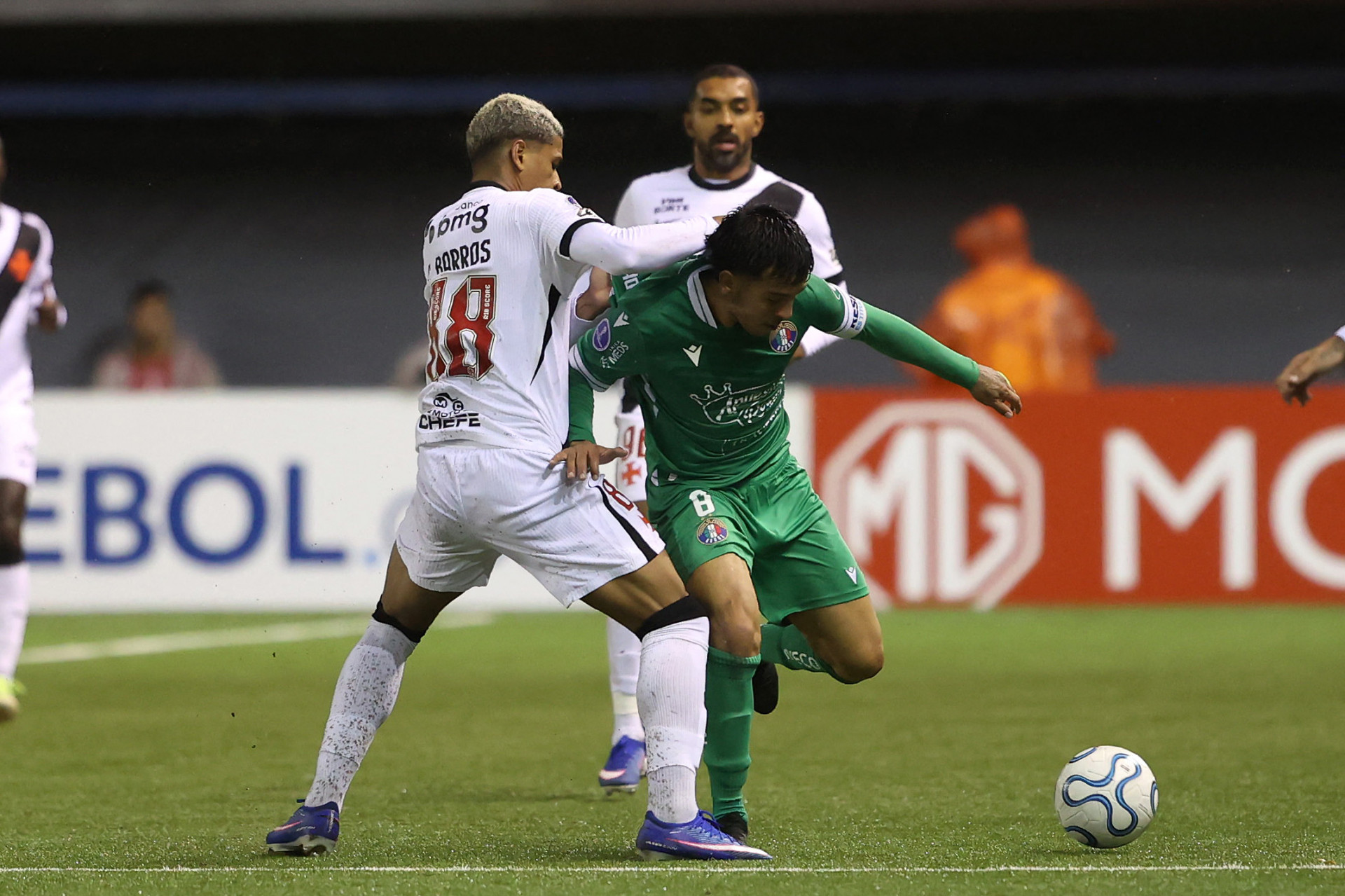 Vasco enfrentou o Audax Italiano, no Chile, pela Sul-Americana - Raul Bravo / AFP
