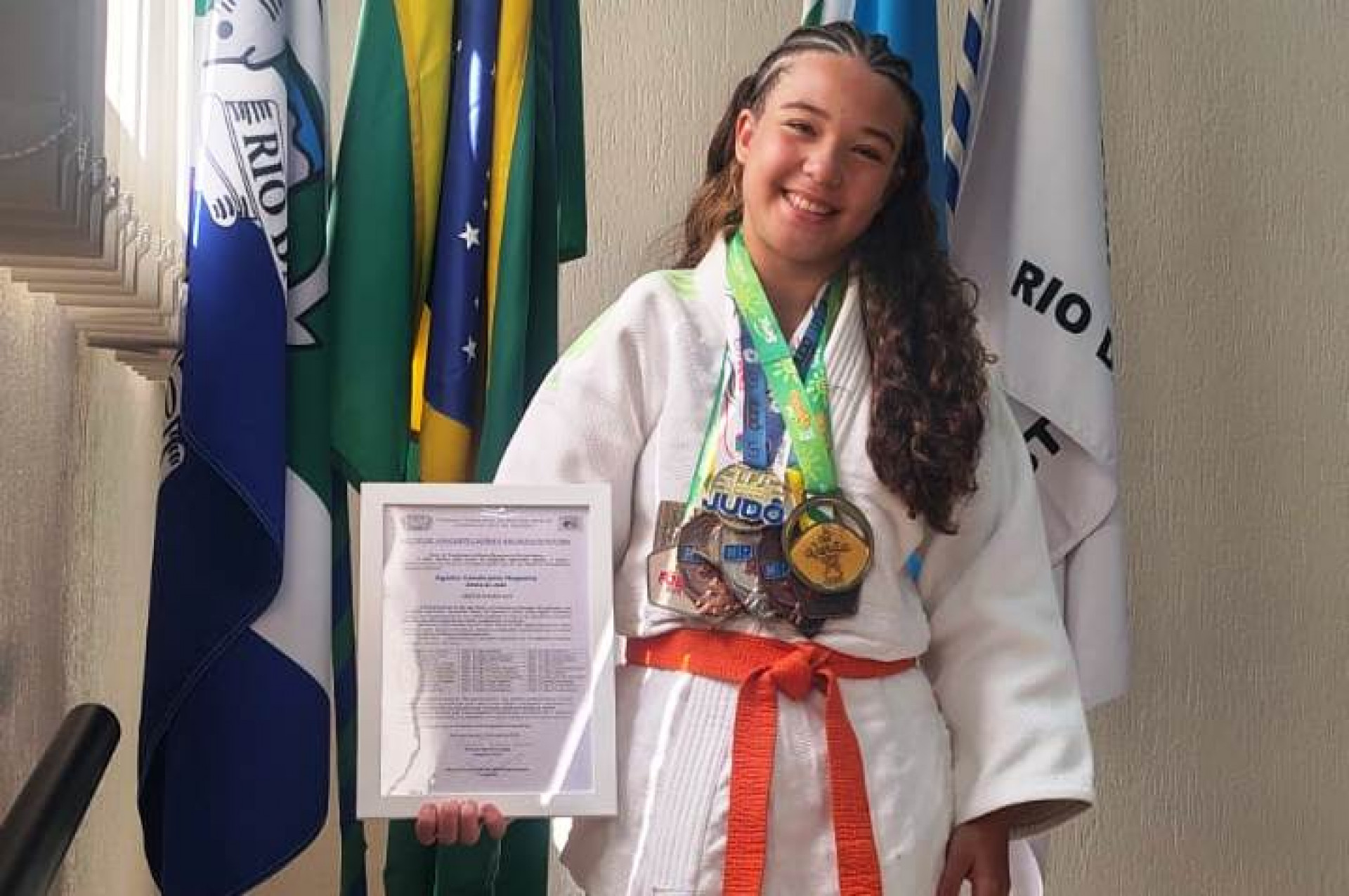 &Aacute;gatha Nogueira recebe homenagem e se consolida como exemplo para nova gera&ccedil;&atilde;o de atletas - Foto: Divulga&ccedil;&atilde;o