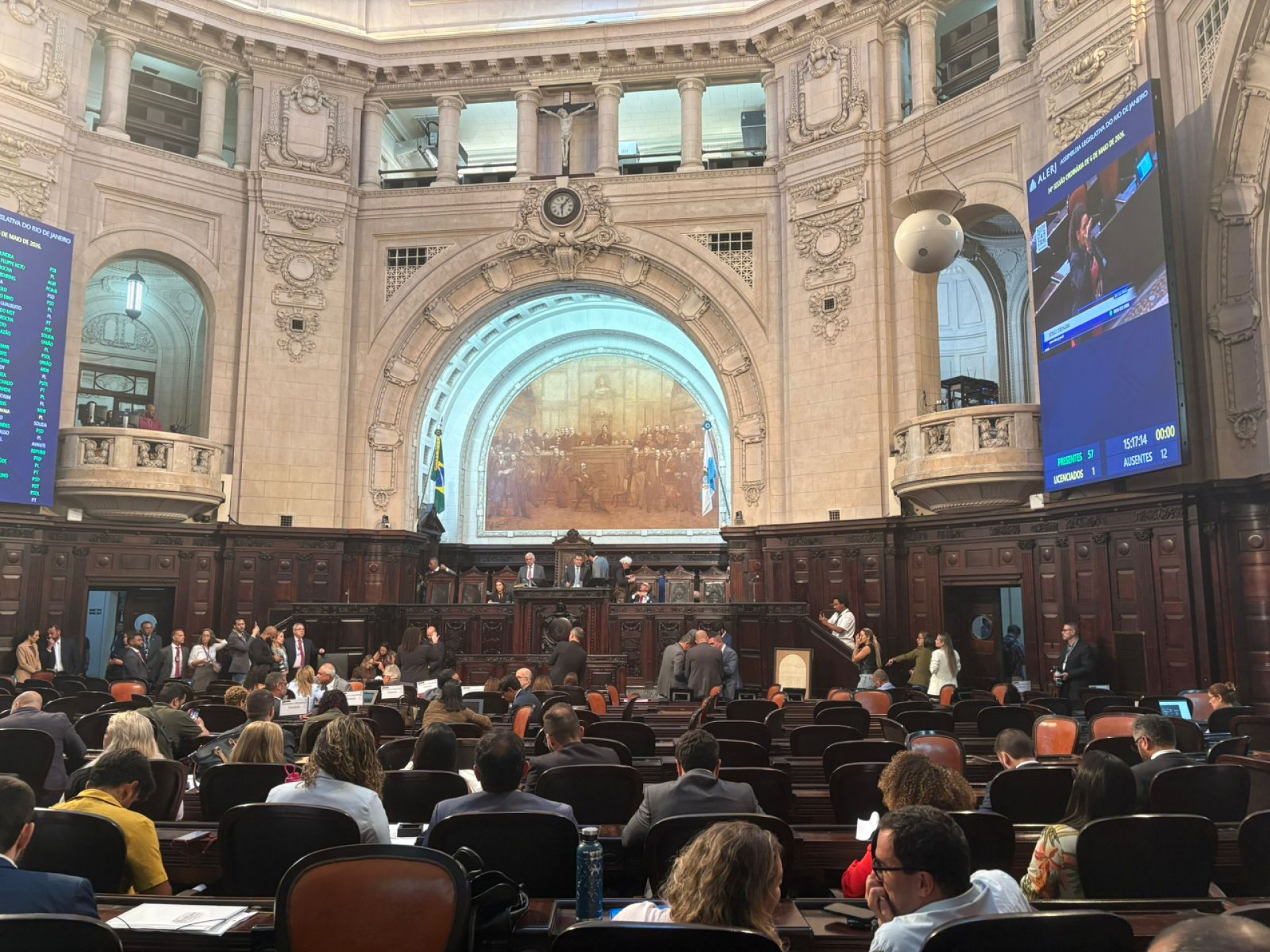 Palácio Tiradentes completa 100 anos de história - Fred Vidal / Agência O Dia