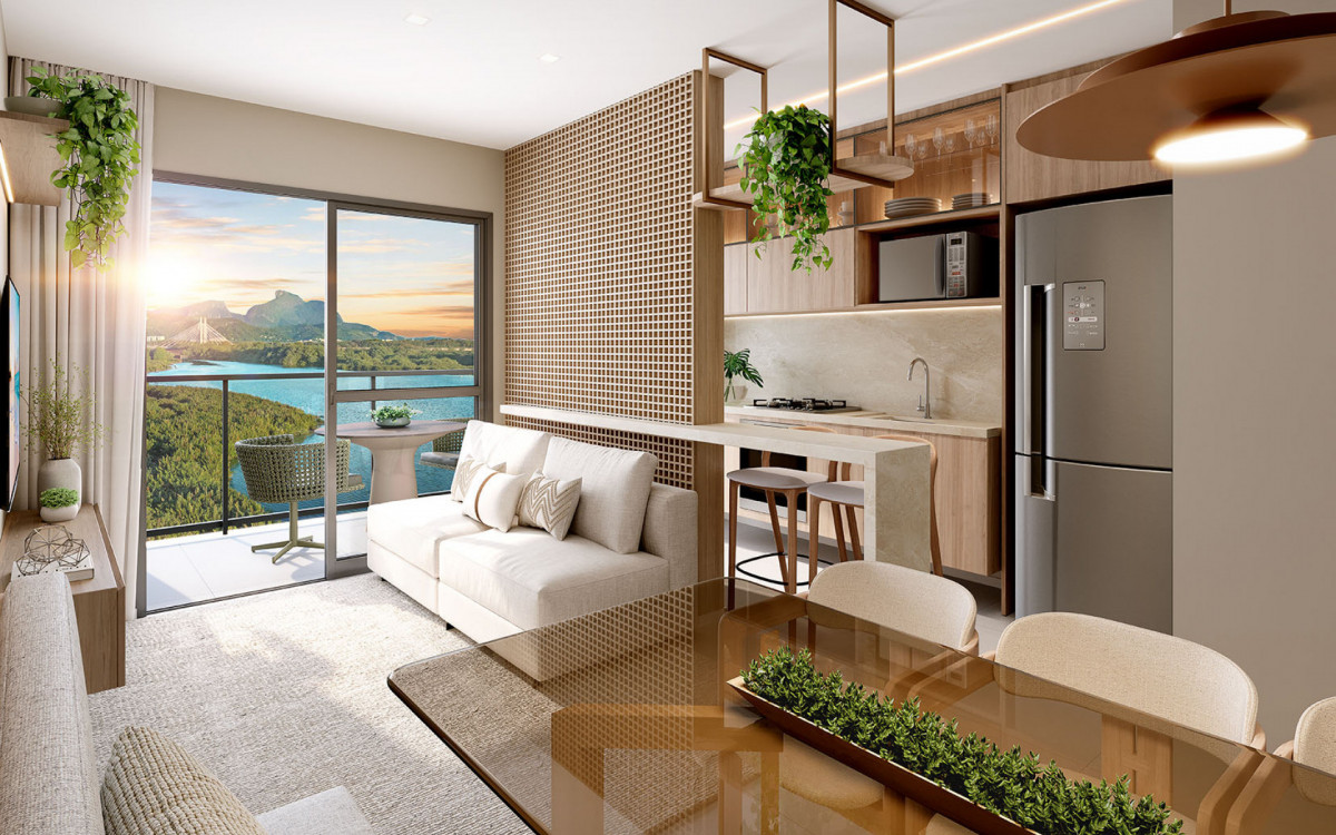 Residencial na Barra une arquitetura contemporânea e contato com a natureza