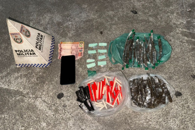 Suspeito tenta fugir pulando muros, mas acaba preso com drogas em Rio das Ostras