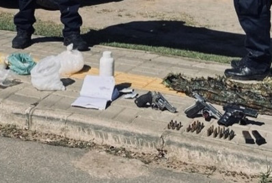 Armas que podem ter sido utilizadas em ataque contra policiais são apreendidas em Paraíba do Sul