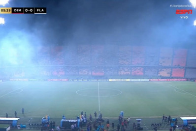 Confusão que cancelou Independiente Medellín x Flamengo teve nove pessoas detidas