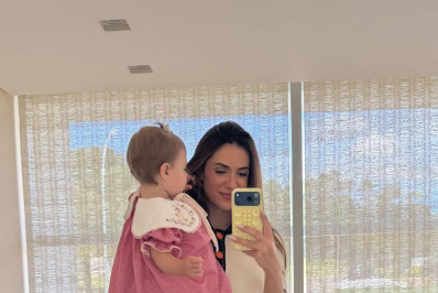 Jade Magalhães compartilha foto rara da filha com Luan Santana