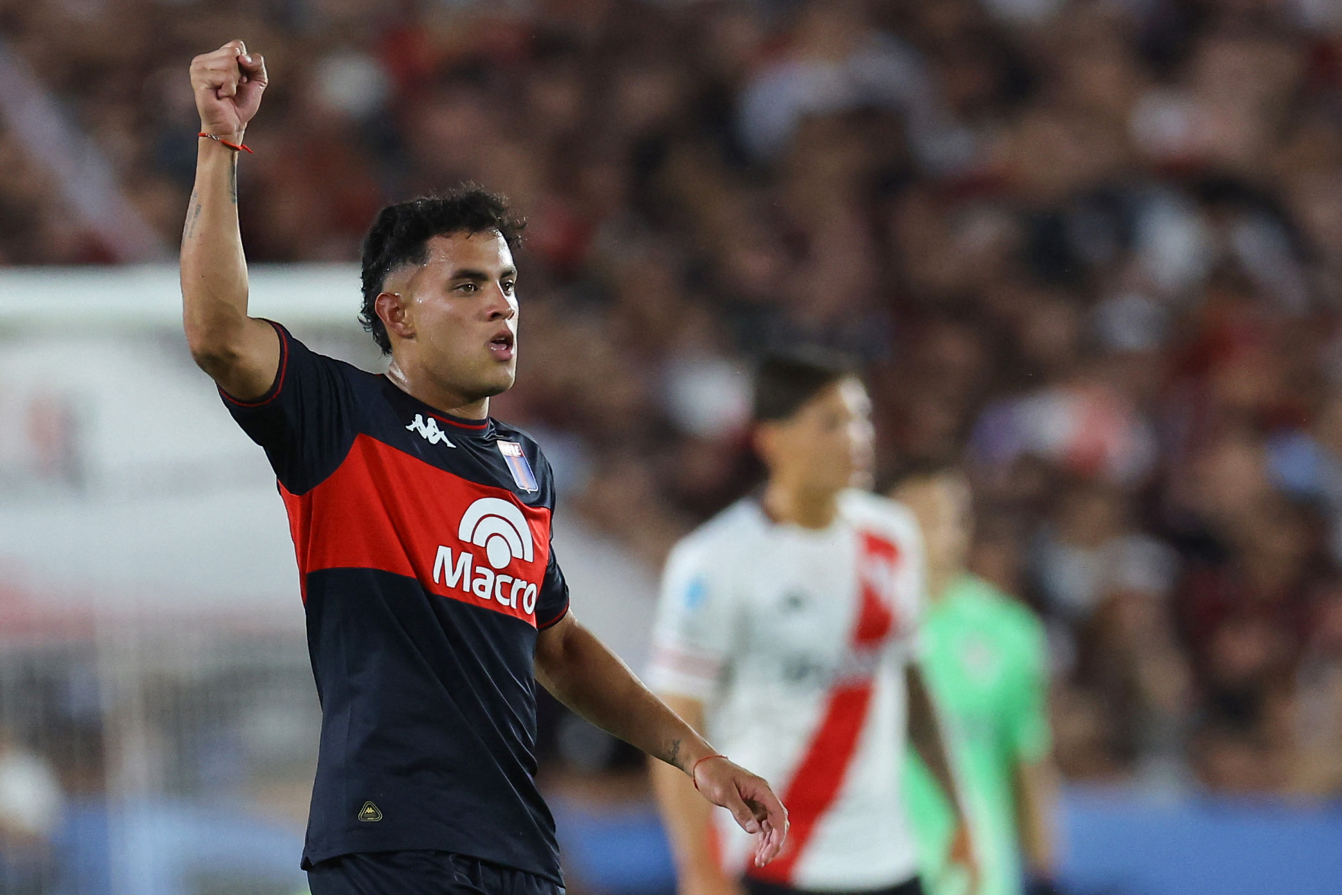 David Romero, atacante do Tigres (ARG), est&aacute; na mira do Flamengo - ALEJANDRO PAGNI / AFP