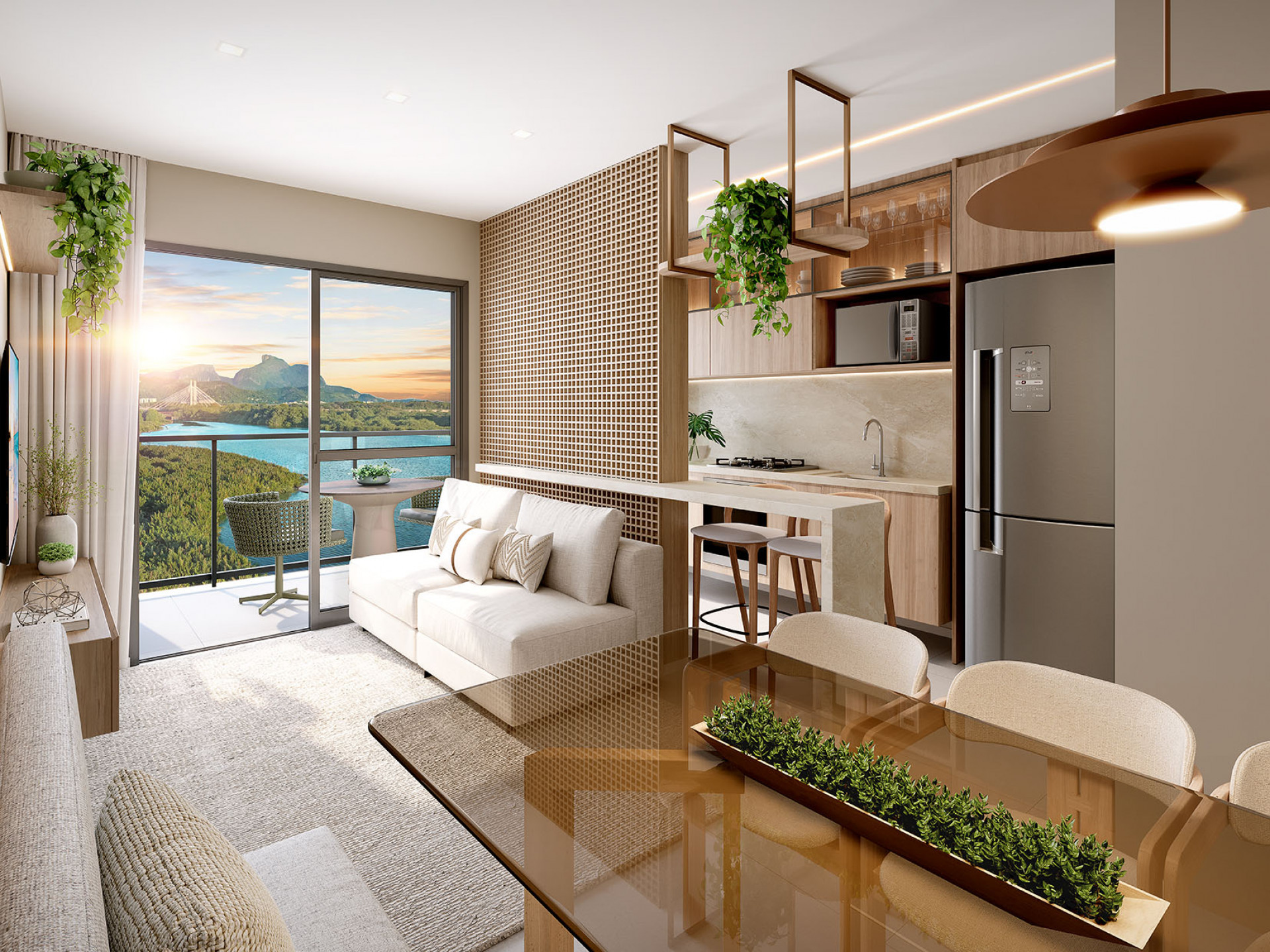 Residencial na Barra une arquitetura contempor&acirc;nea e contato com a natureza - Divulga&ccedil;&atilde;o