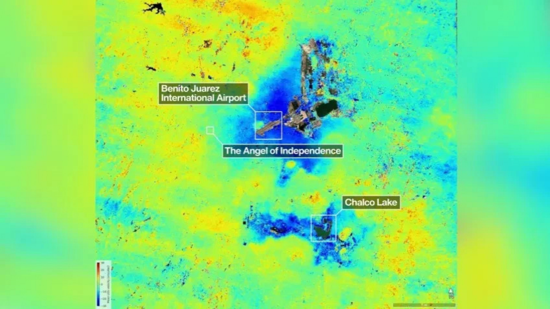 Nasa: Cidade do México está afundando 24 cm por ano