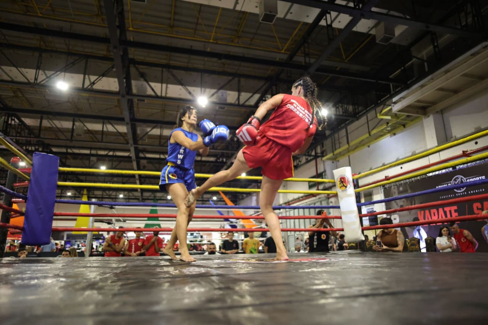 Competi&ccedil;&atilde;o de Wushu Sanda consagrou diversos campe&otilde;es no evento - (Foto: Divulga&ccedil;&atilde;o)