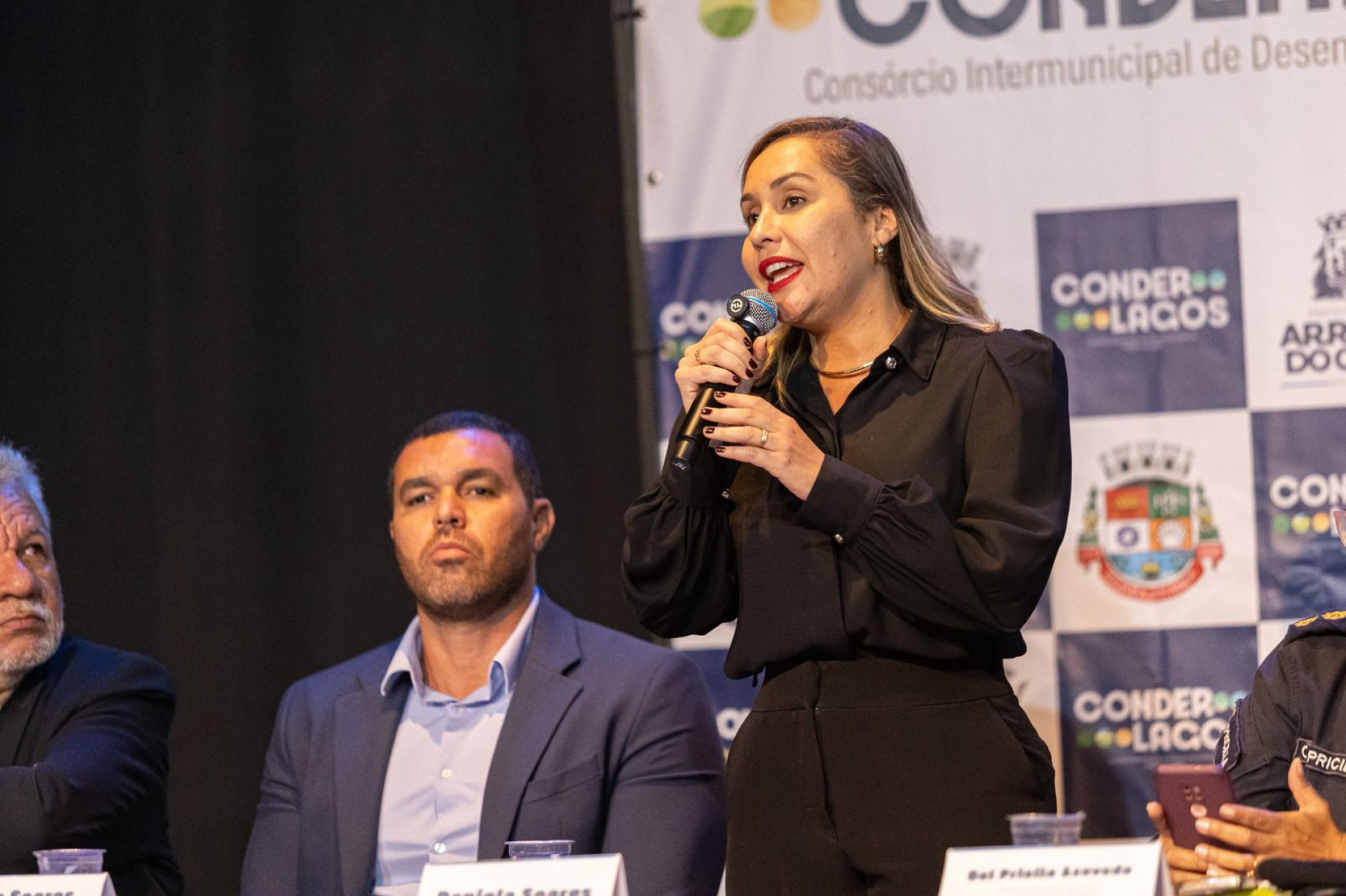 Prefeita Daniela Soares participou da abertura do encontro. - Reprodu&ccedil;&atilde;o/ Ascom