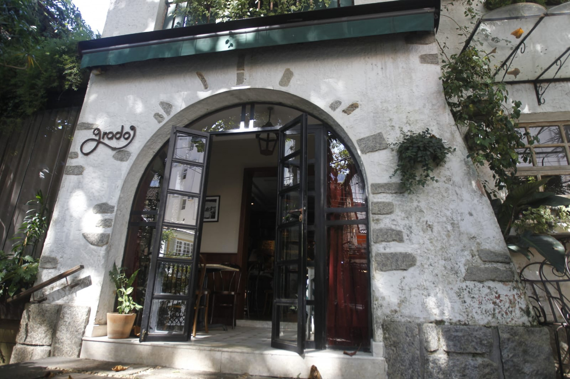 Restaurante Grado, onde o músico Ed Motta se envolveu em confusão com funcionários e clientes - Reginaldo Pimenta/Agência O DIA