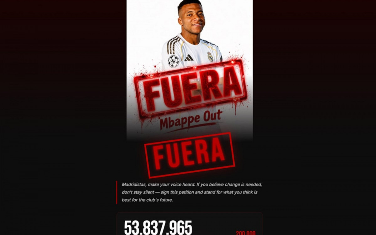 Peti&ccedil;&atilde;o pela sa&iacute;da de Mbapp&eacute; do Real Madrid atinge 50 milh&otilde;es de assinaturas