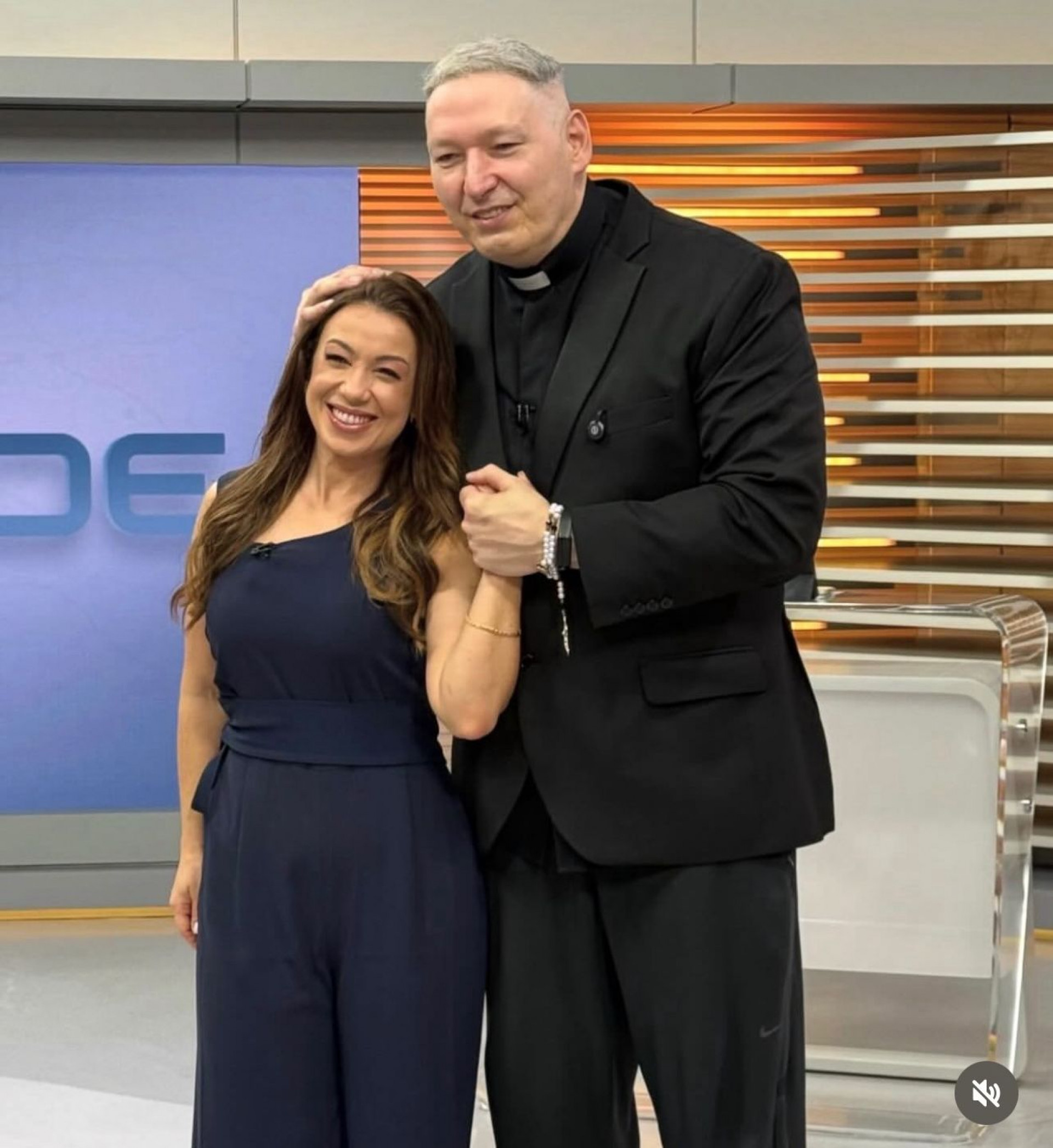 Padre Marcelo Rossi em programa de tv - Reprodução / Instagram