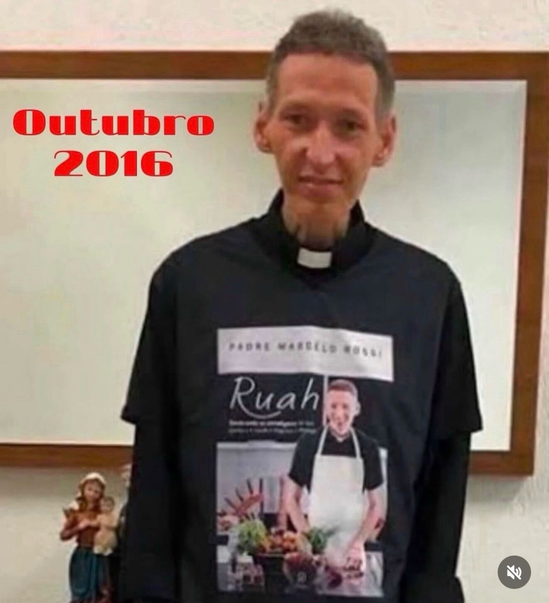 Padre Marcelo Rossi em 2016, passando por depressão severa - Reprodução / Instagram
