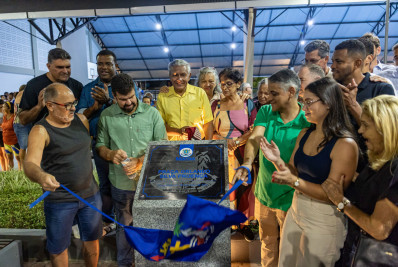 Miramar ganha novo complexo de lazer com praça revitalizada e quadra esportiva