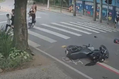 Vídeo: Criança é atropelada em saída de escola na Gávea