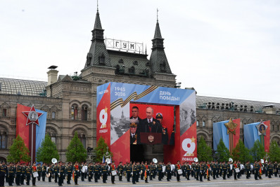 Putin acusa Otan de apoiar força 'agressiva' na Ucrânia durante desfile do Dia da Vitória