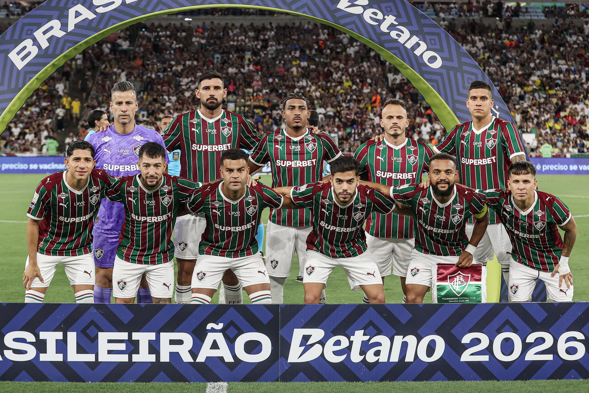 Rio de Janeiro, Brasil - 09/05/2026 - Estádio Maracanã.   
Fluminense enfrenta o Vitória esta noite no Maracanã pela 15ª rodada do Campeonato Brasileiro 2026. - Lucas Merçon/Fluminense