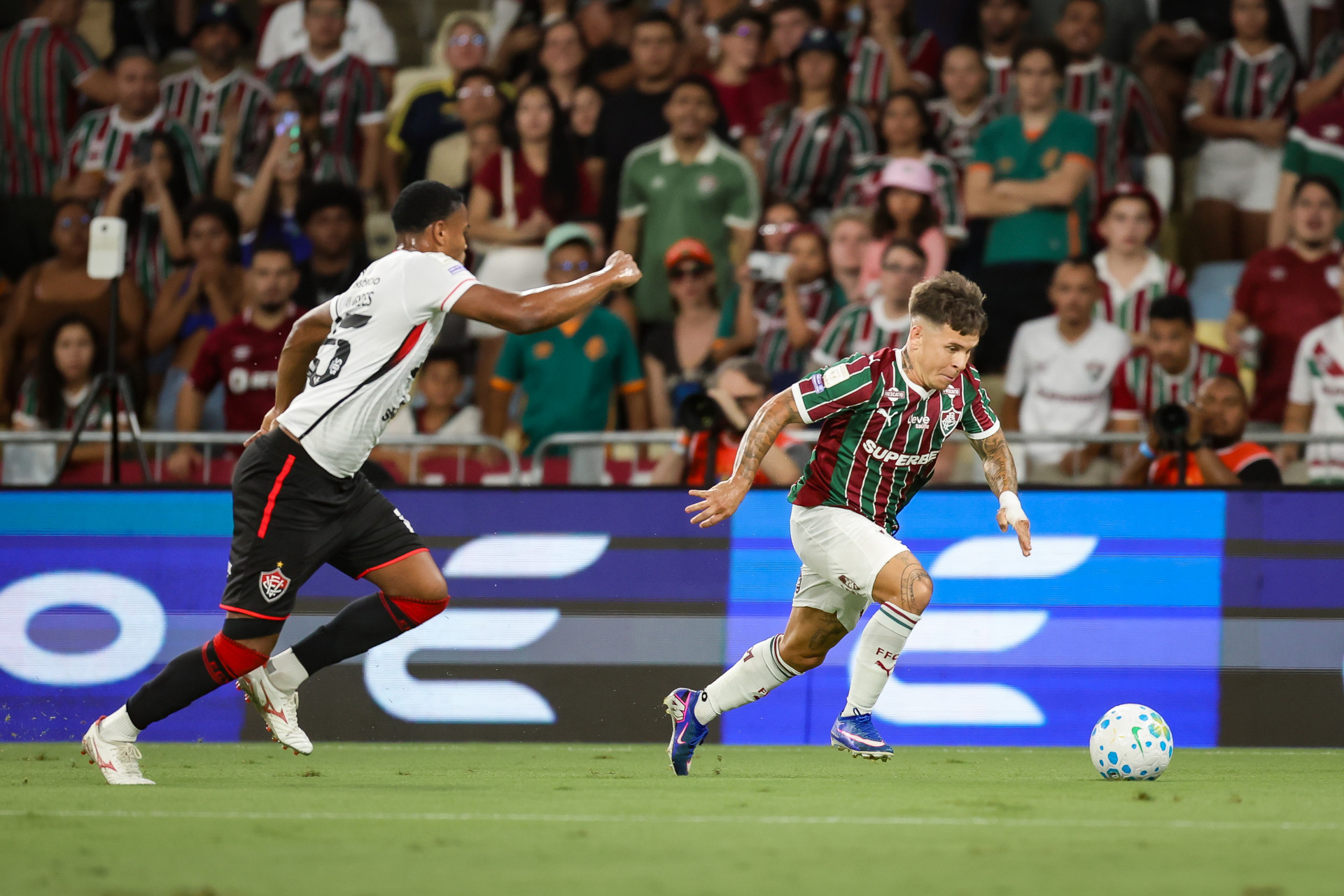 Rio de Janeiro, Brasil - 09/05/2026 - Estádio Maracanã.
Fluminense enfrenta o Vitória esta noite no Maracanã pela 15ª rodada do Campeonato Brasileiro 2026. - Marcelo Gonçalves/Fluminense