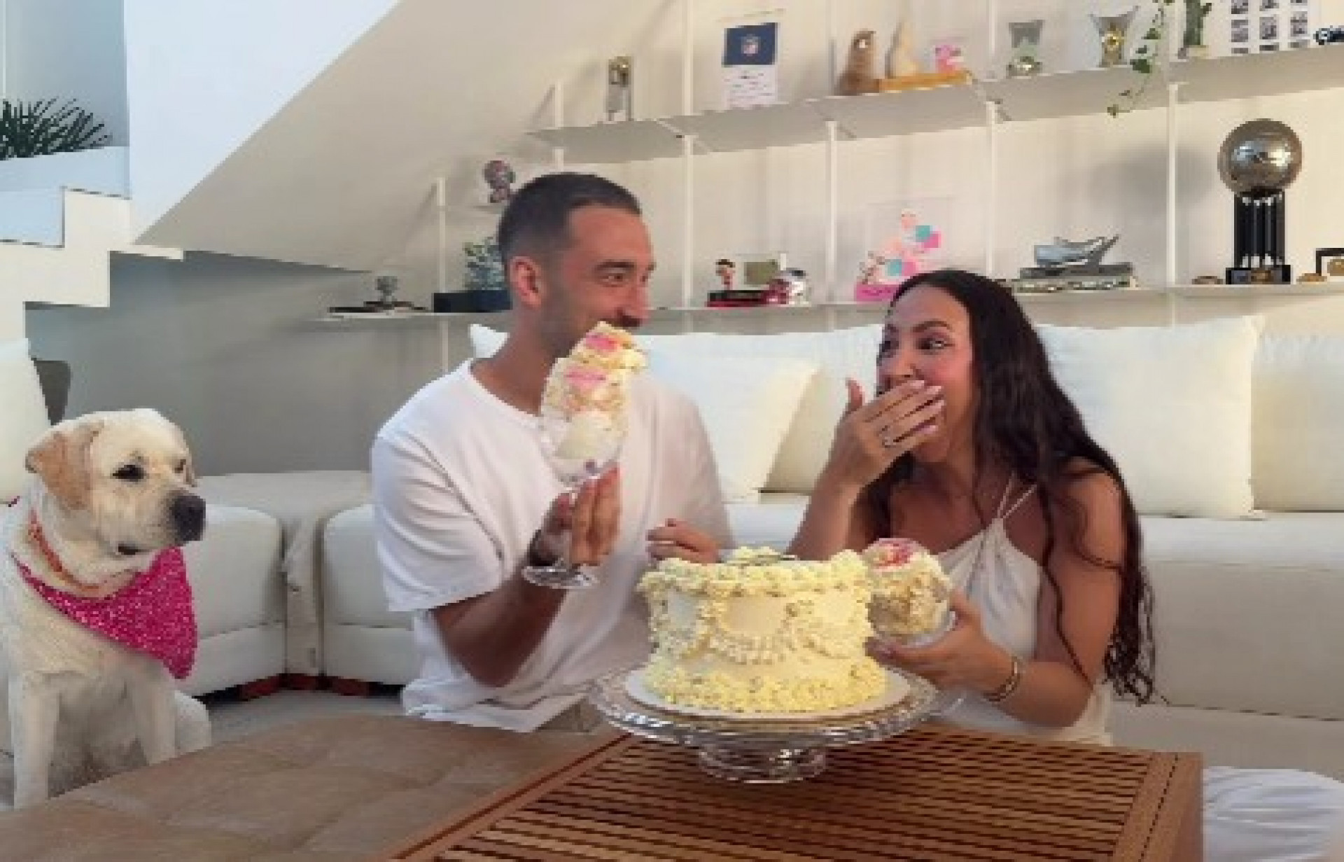 Léo Ortiz e Maitê Lo Sardo descobrem que serão pais de menina - Reprodução de vídeo / Instagram