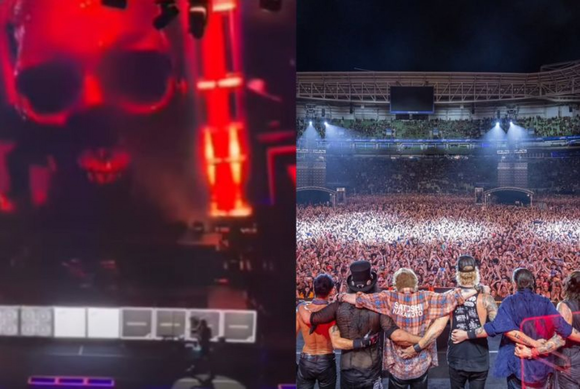 Axl Rose agradece fãs em português em show nos EUA e viraliza