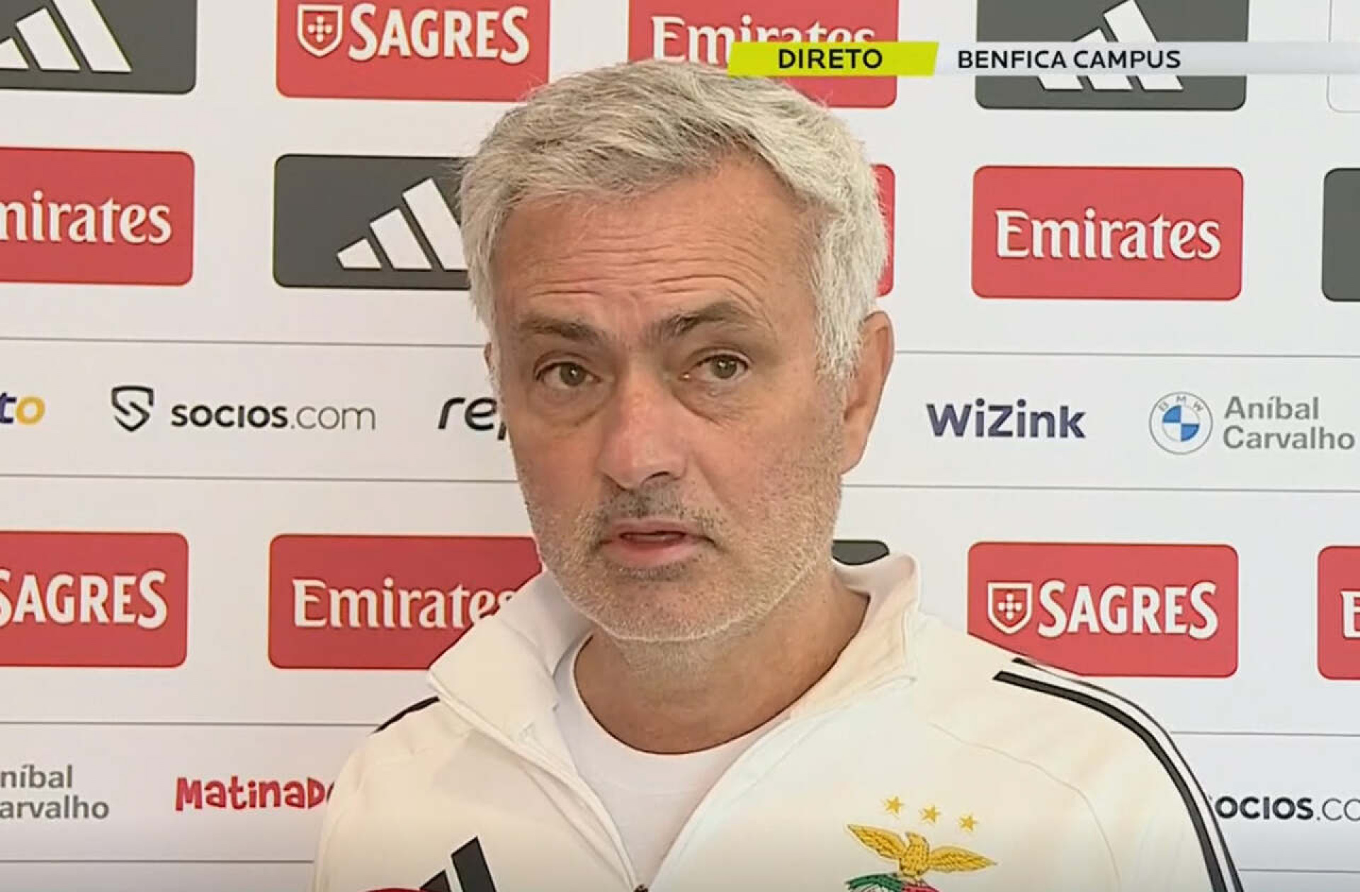 Benfica tem favorito para poss&iacute;vel sa&iacute;da de Mourinho para o Real Madrid