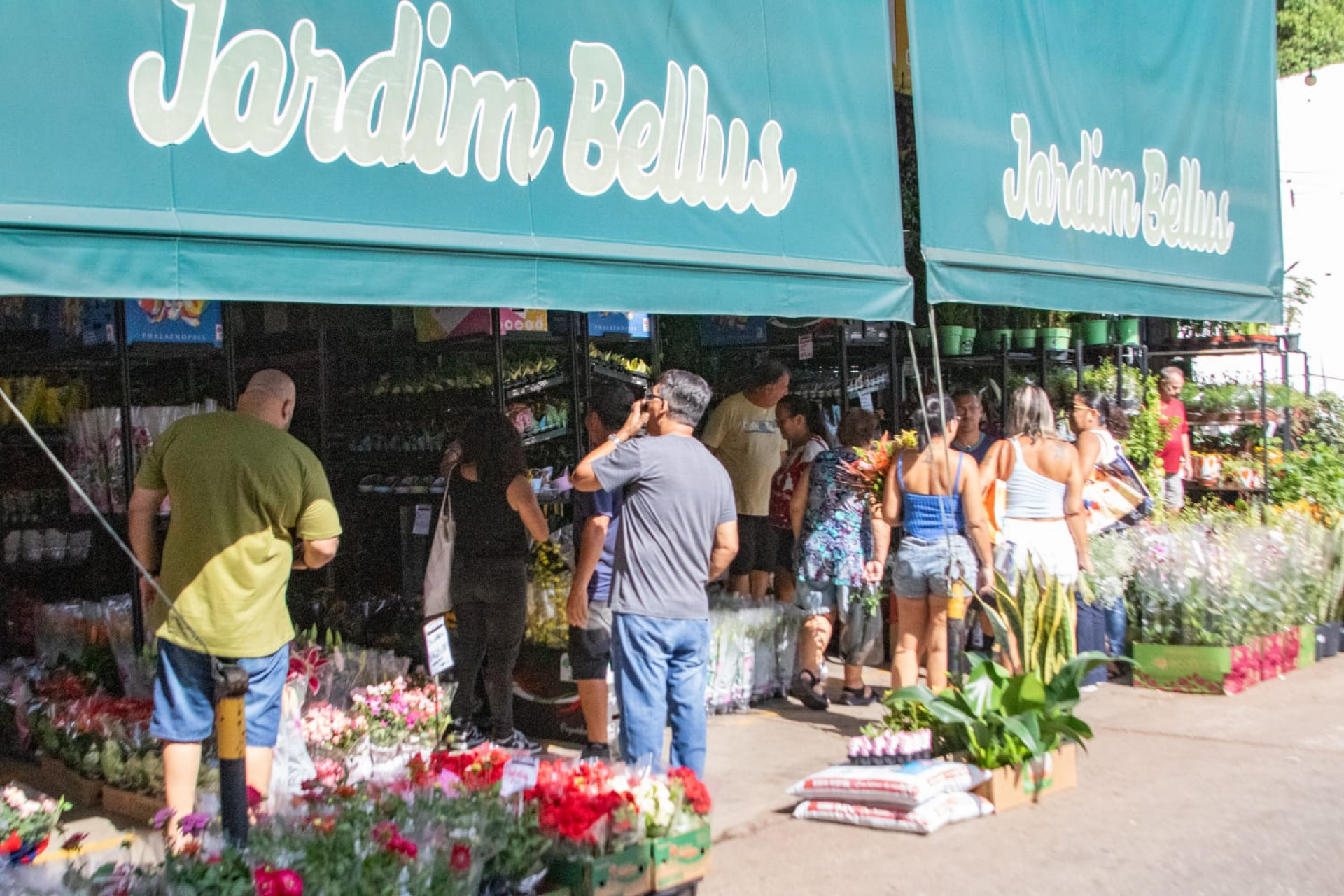 Cariocas lotam Cadeg em busca de flores para o Dia das Mães - Érica Martin/Agência O DIA