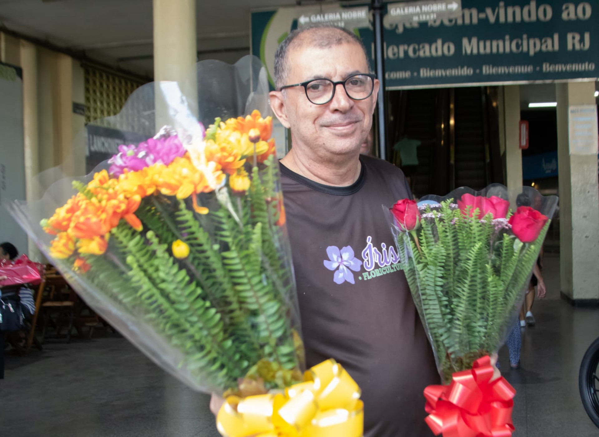 Angelo Evangelista revelou aumento nas vendas no Cadeg - Érica Martin/Agência O DIA