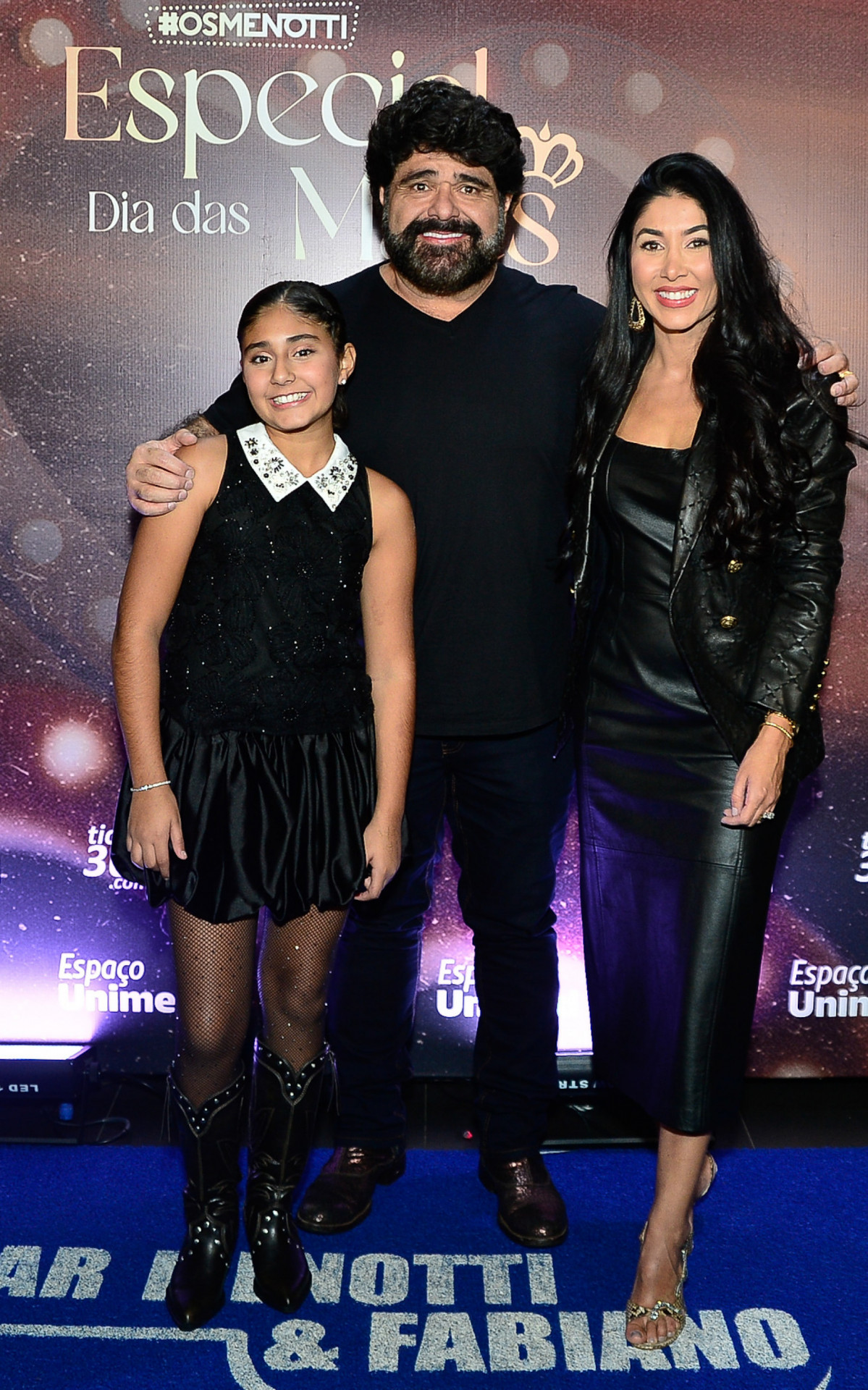 Fabiano Menotti, Gabriela Menotti e a filha, Julia