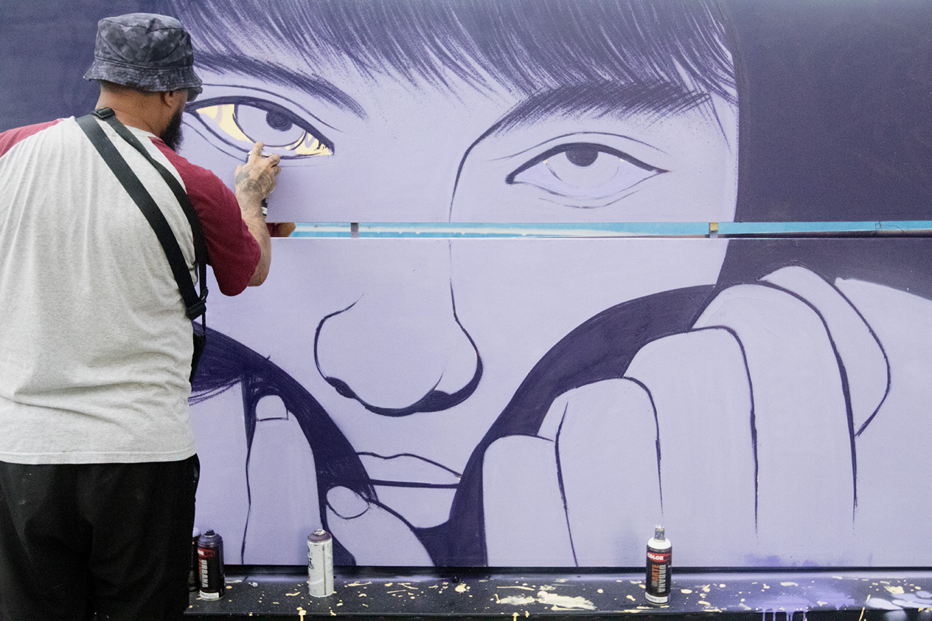 Cultura e sabor tomam conta da Imbetiba com arte urbana ao vivo em Macaé