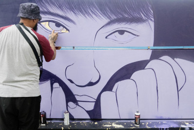 Cultura e sabor tomam conta da Imbetiba com arte urbana ao vivo em Macaé