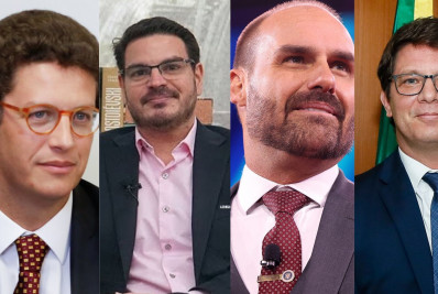 Bate-boca por chapa ao Senado em SP contrapõe Salles e Constantino a Eduardo Bolsonaro e Frias