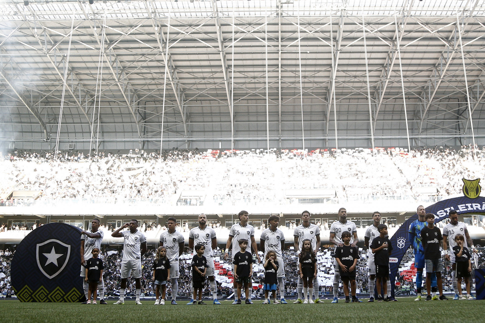 Botafogo titular para enfrentar o Atlético-MG pelo Brasileirão - Vitor Silva / Botafogo